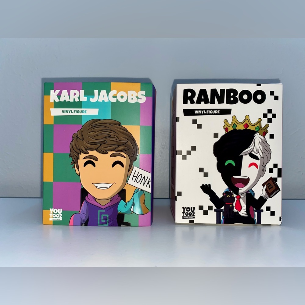 Limited Edition Ranboo and Karl Jacobs Youtooz Collectible Figures